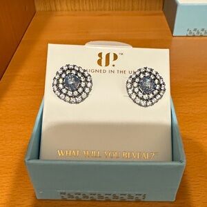 Bomb party March 2026 Elegant Blue and Earrings